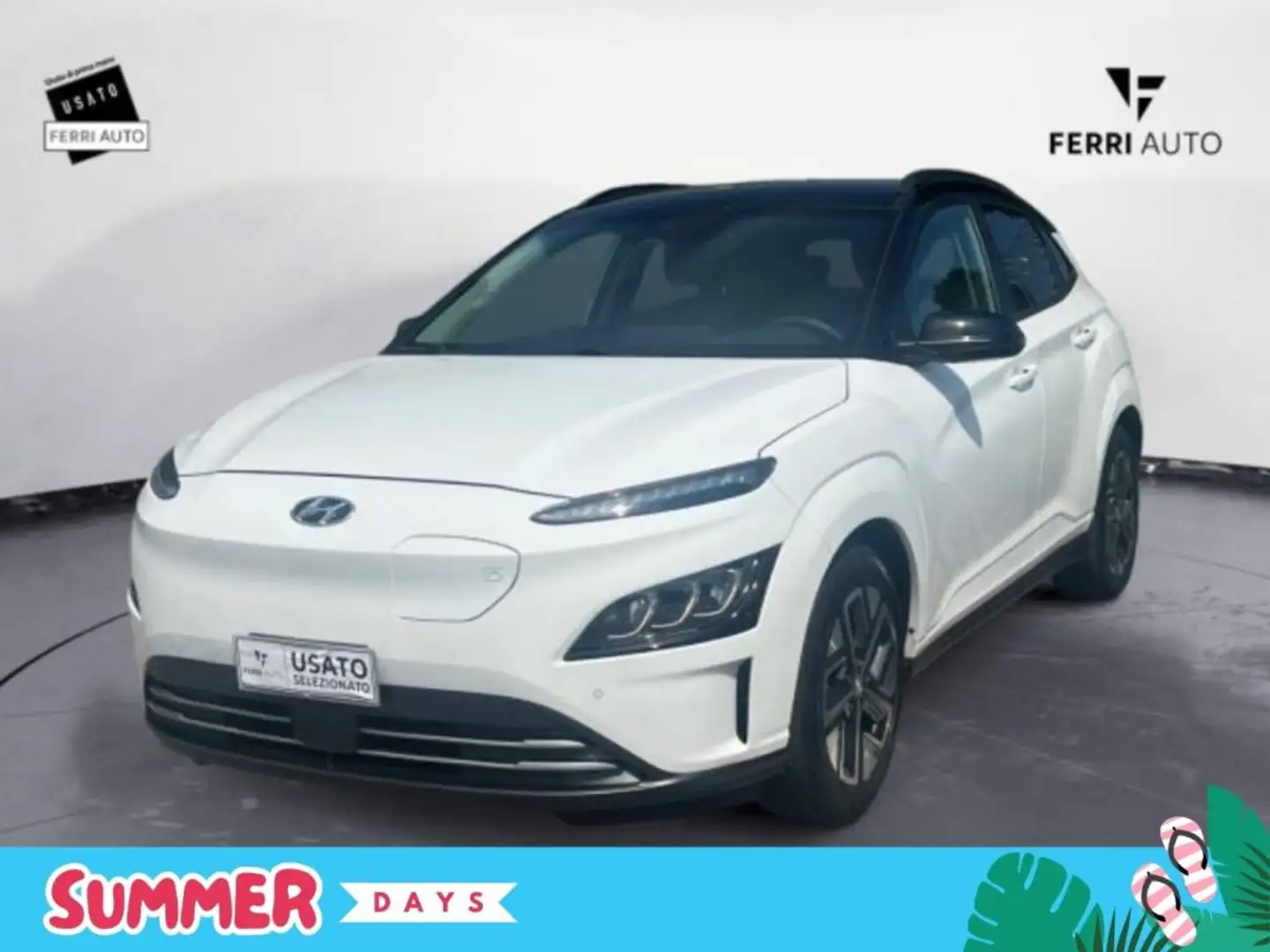 Hyundai KONA EV 64 kWh XClass Bianco - 1