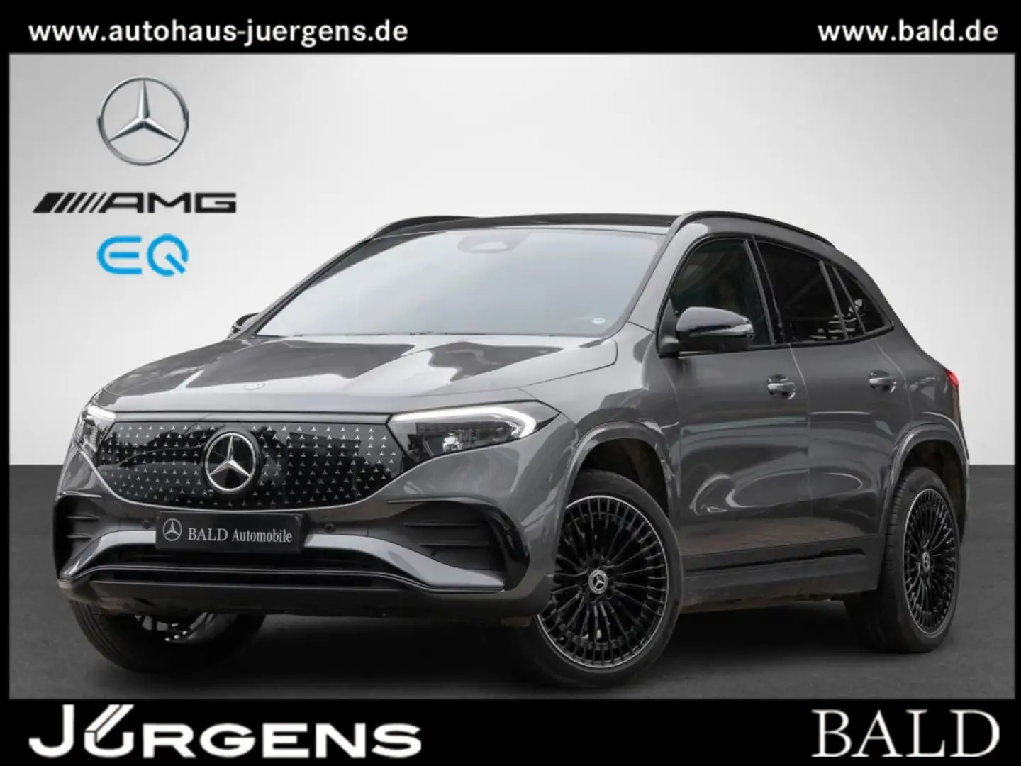 Mercedes-Benz EQA 250 + AMG-Sport/Pano/Dist/Burm/360/Memo/Night Grau - 1