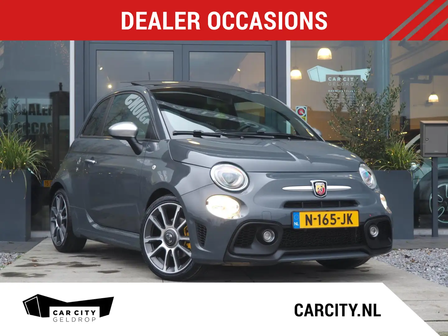 Abarth 595 Turismo 1.4 T-Jet 165PK / Pano / CarPlay / Leder / Navi / Grijs - 1