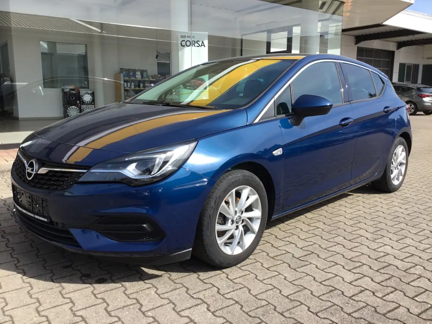 Opel Astra K 5T. Eleg.~Sitz+Lenkh.~MATRIX-LED~PDC+Kam Blau - 1