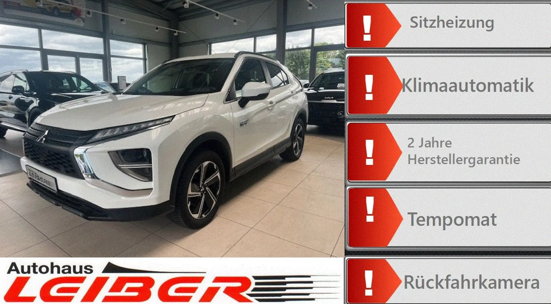 Mitsubishi Eclipse Cross Plug-in Hybrid BASIS 2.4 MIVEC 4WD Weiß - 1