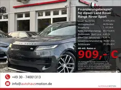Land Rover Range Rover Sport Dynamic HSE P440E Panorama Navi 22'LM Kamera LED