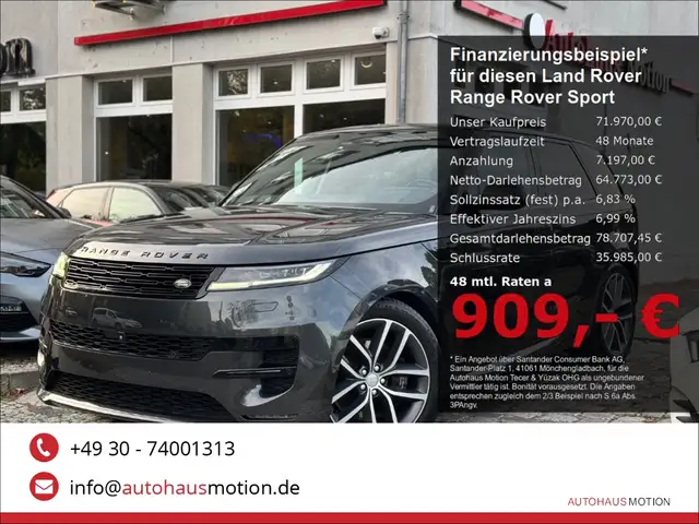 Land Rover Range Rover Sport Dynamic HSE P440E Panorama Navi 22'LM Kamera LED