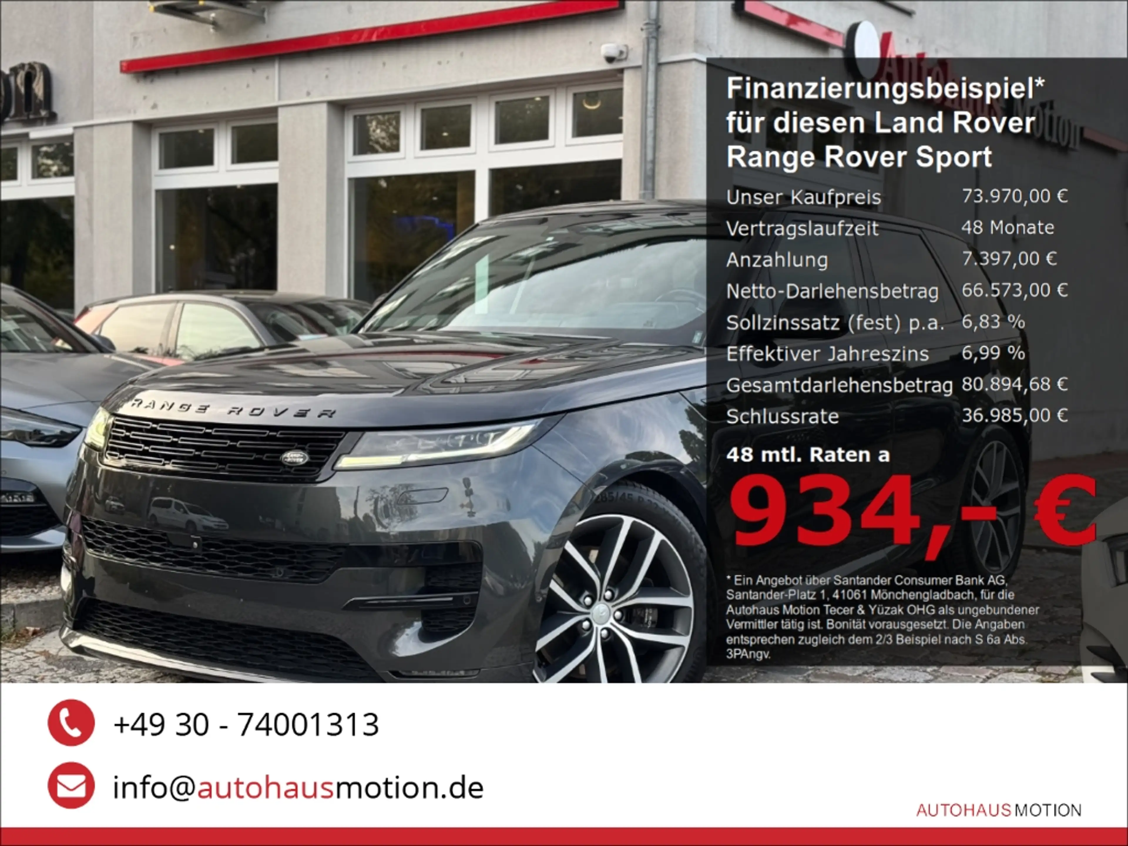 Land Rover Range Rover Sport Dynamic HSE P440E Panorama Navi 22'LM Kamera LED