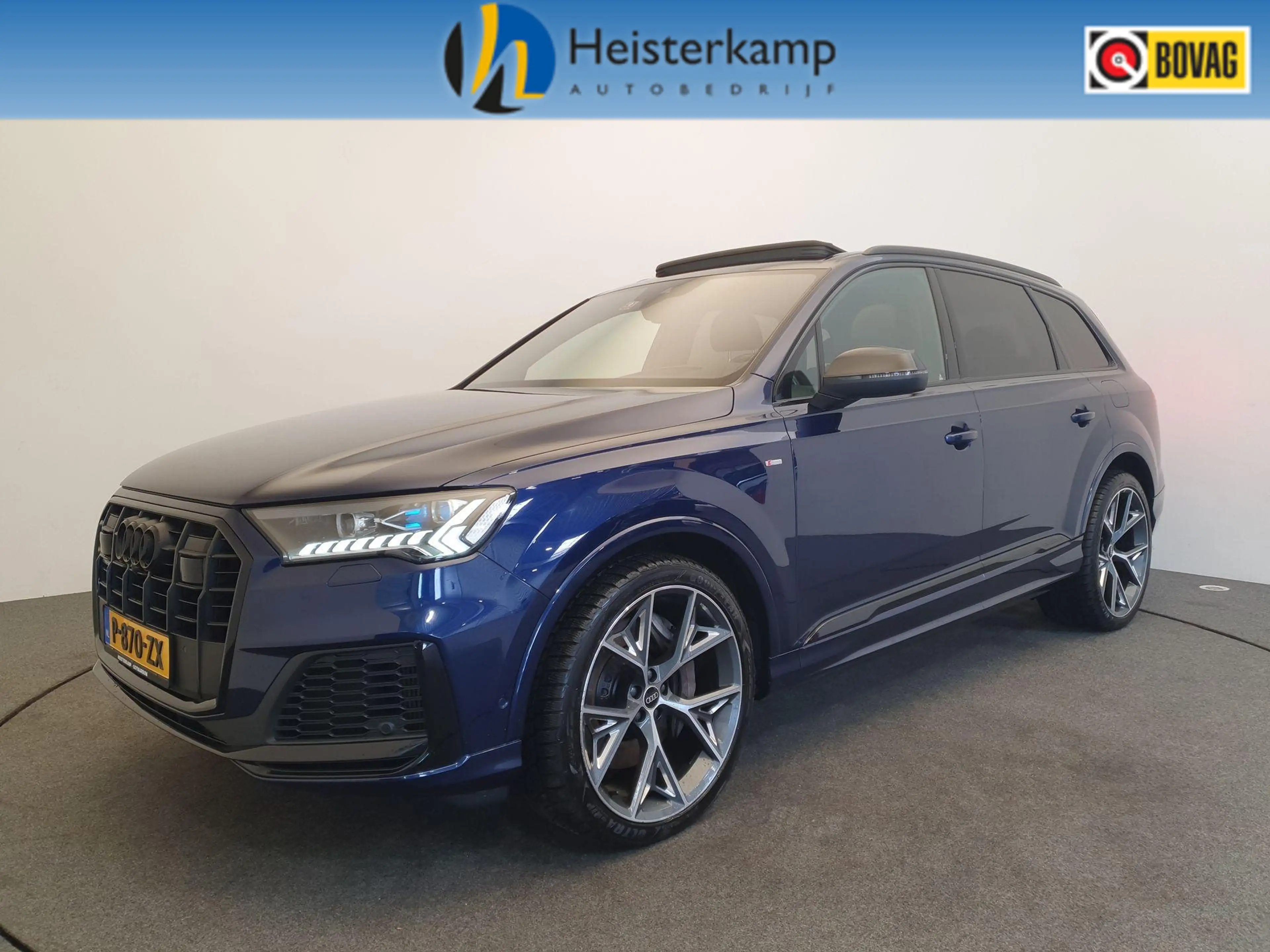 Audi Q7 55 TFSI e quattro S-Line Panoramadak, Luchtvering,