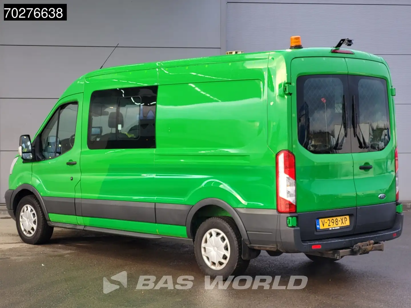 Ford Transit 130pk Dubbel Cabine L3H2 Trekhaak Navi Airco Cruis Groen - 2