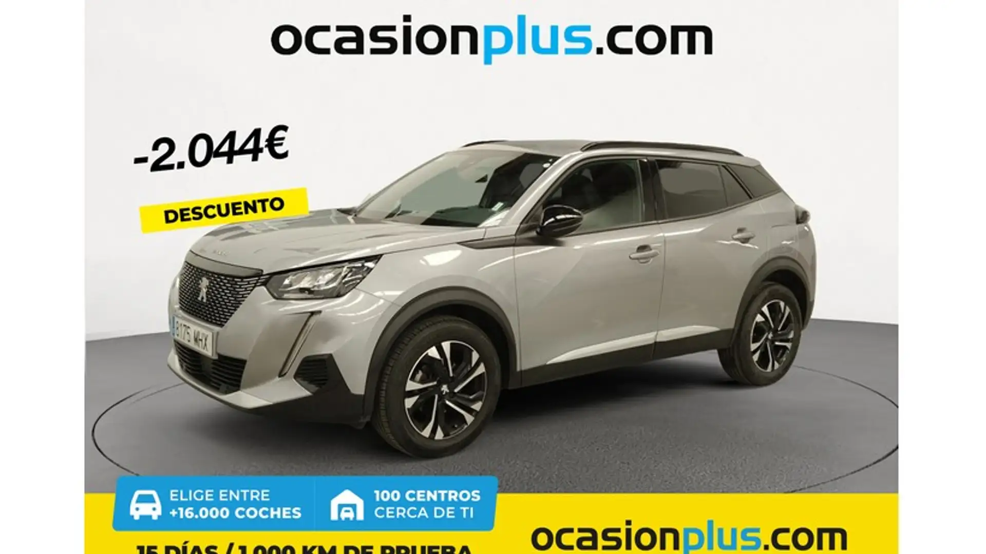 Peugeot 2008 1.2 PureTech S&S Allure 100 Gris - 1