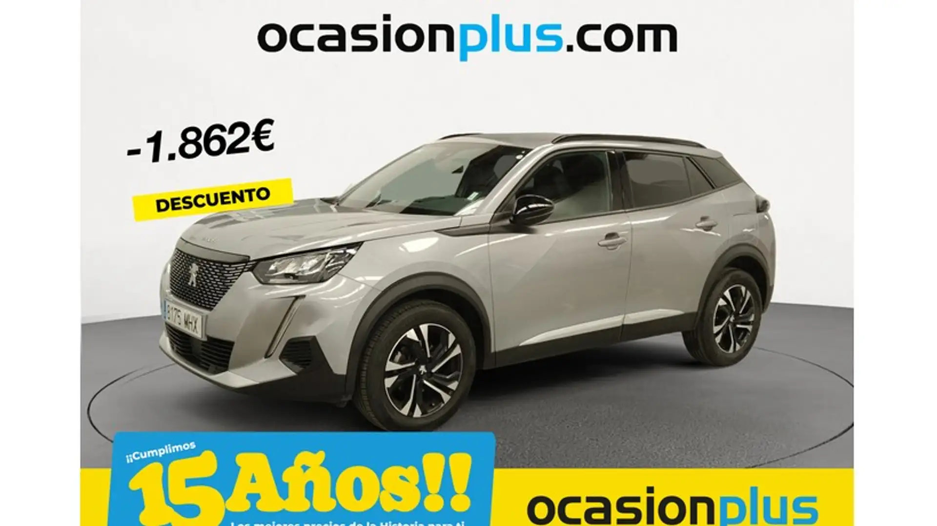 Peugeot 2008 1.2 PureTech S&S Allure 100 Gris - 1