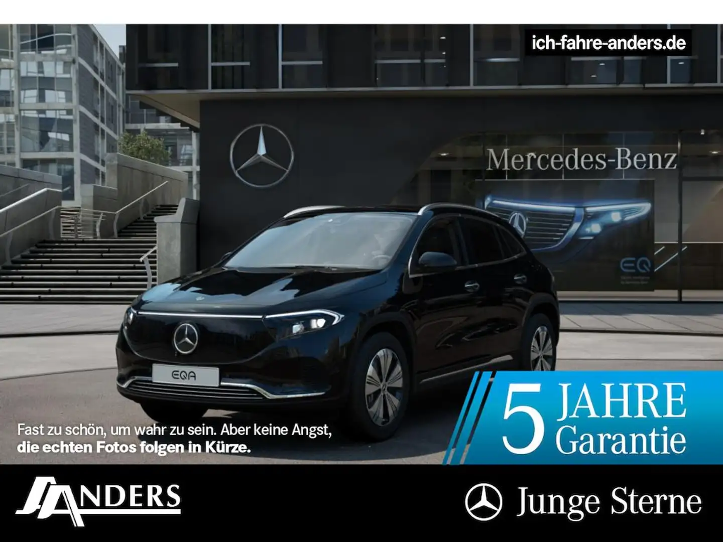 Mercedes-Benz EQA 4M Progressive+MBUX+Pano+Dist+Key+LED+36 Schwarz - 1
