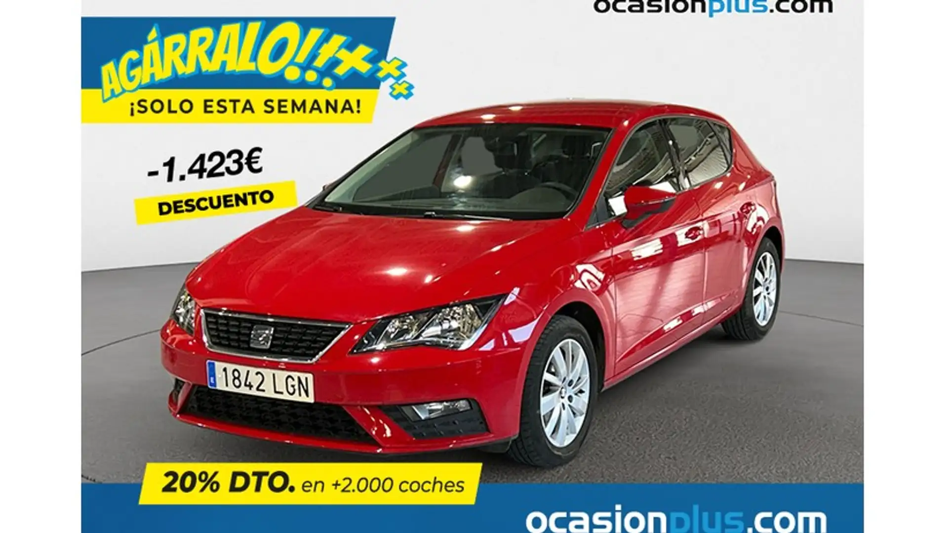SEAT Leon 1.0 EcoTSI S&S Reference 115 Rouge - 1