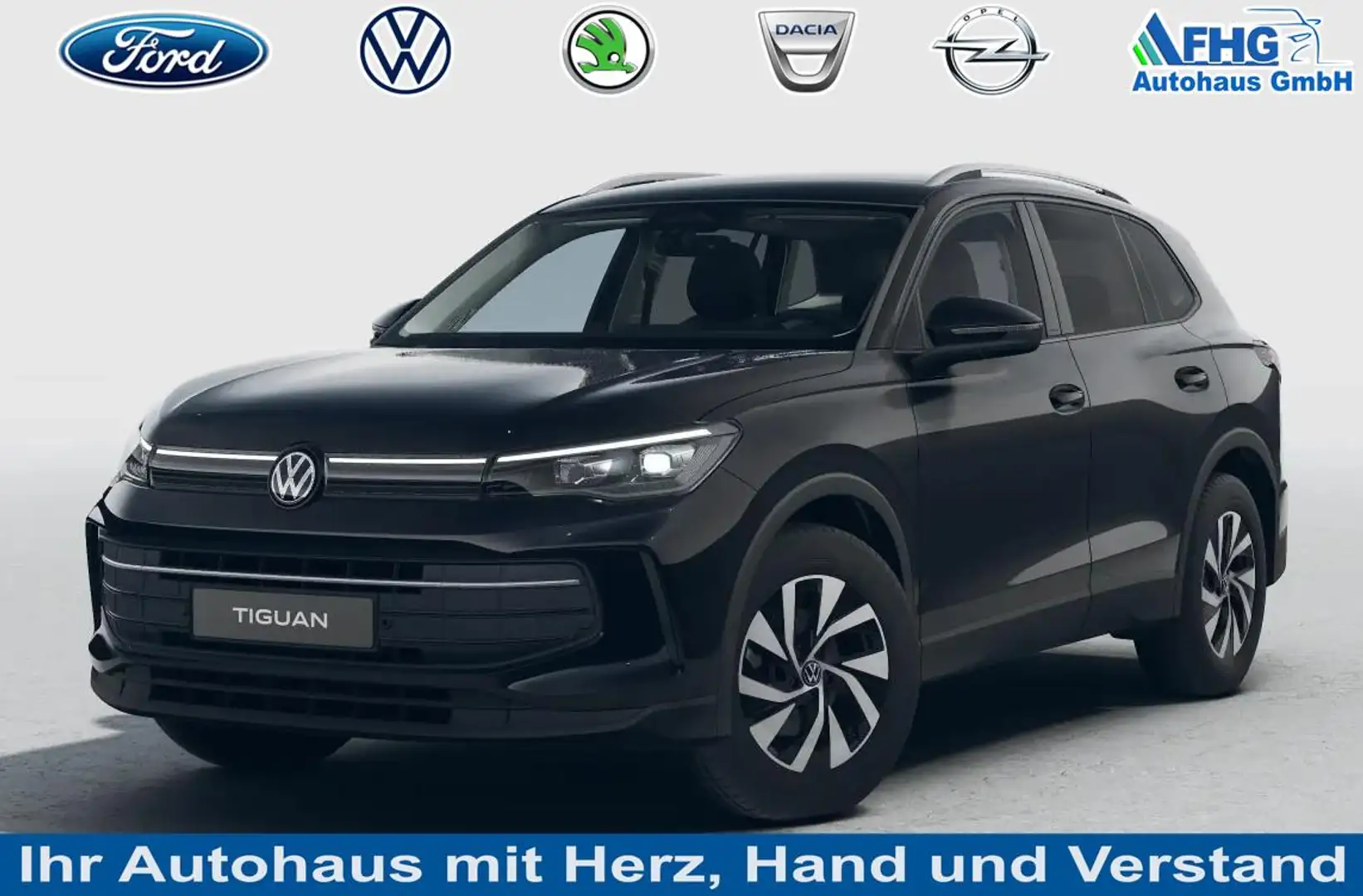 Volkswagen Tiguan LIFE 1.5 eTSI DSG Life+Pano+Anhängerkupplung 11... Schwarz - 1
