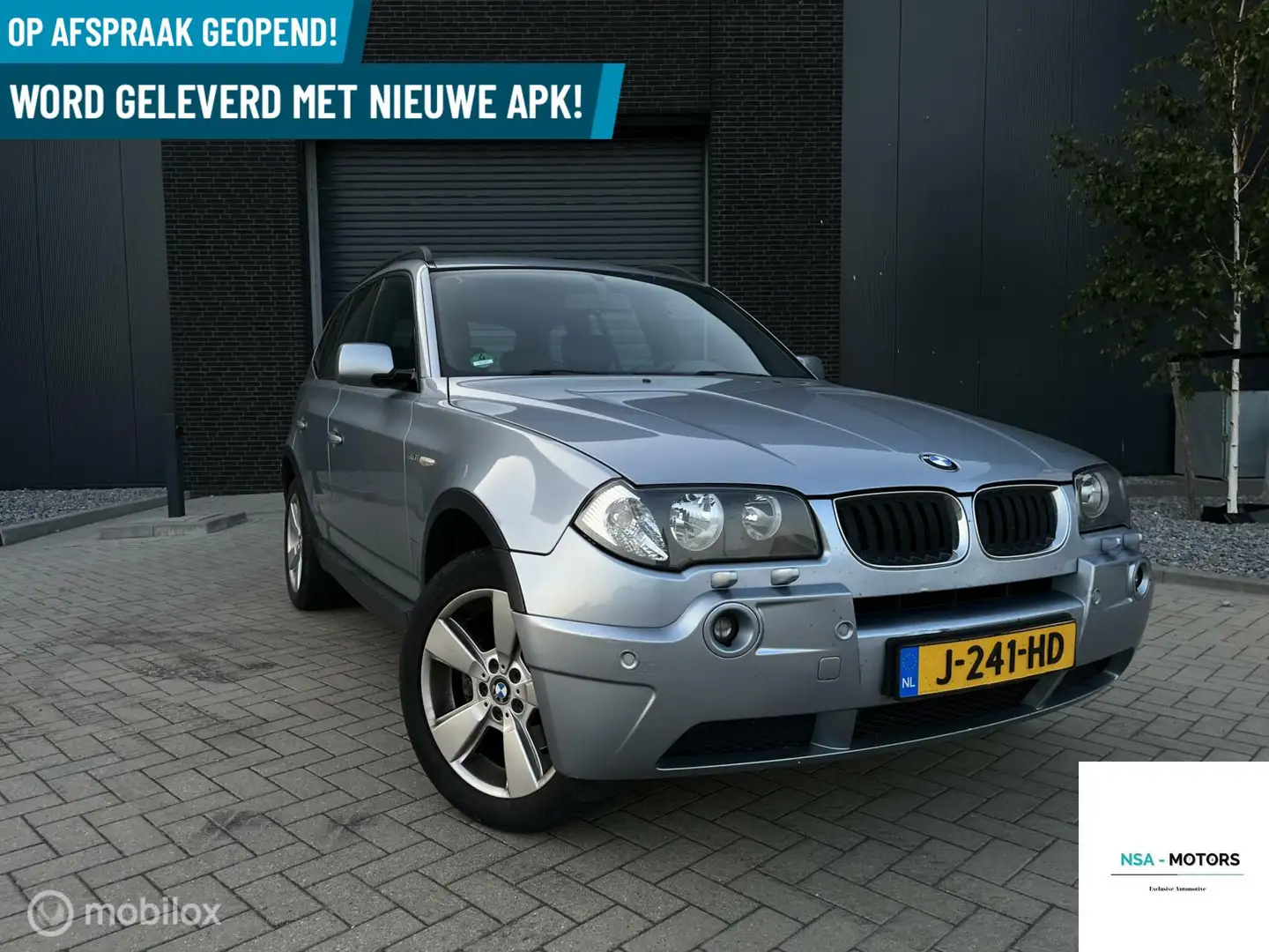 BMW X3 3.0i Executive|lLEER|CRUISE|STLVRM|AUT| Blauw - 1