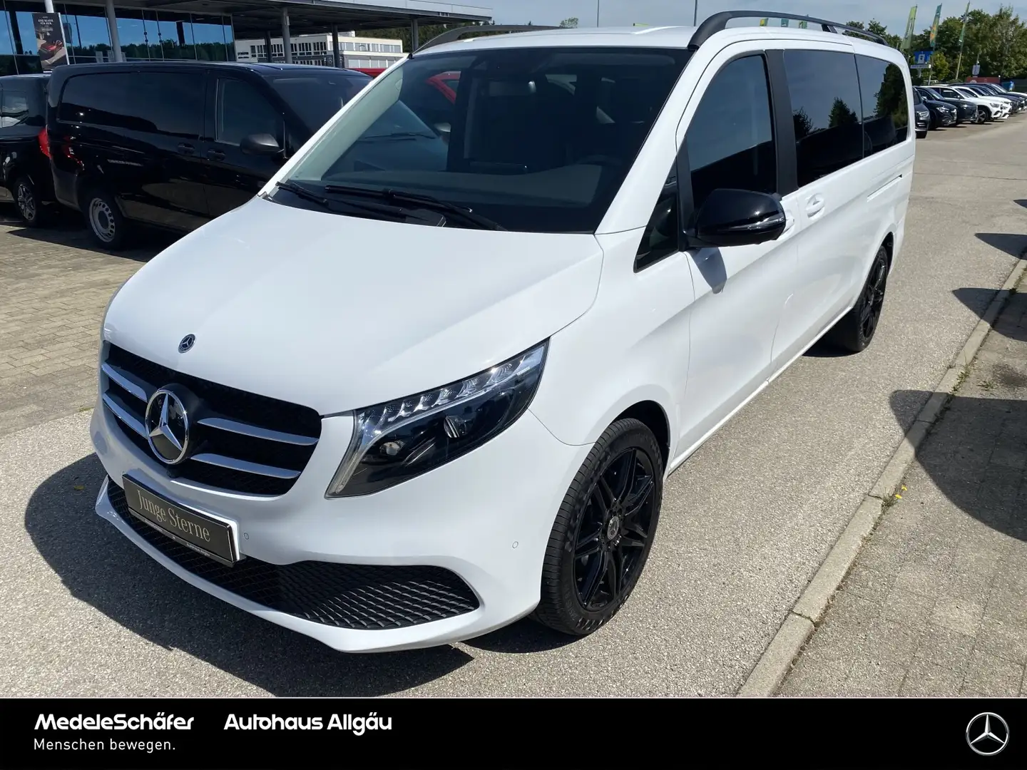 Mercedes-Benz V 300 V 300 d 4MATIC Extralang 7 SITZE LEDER EL TÜREN Weiß - 2