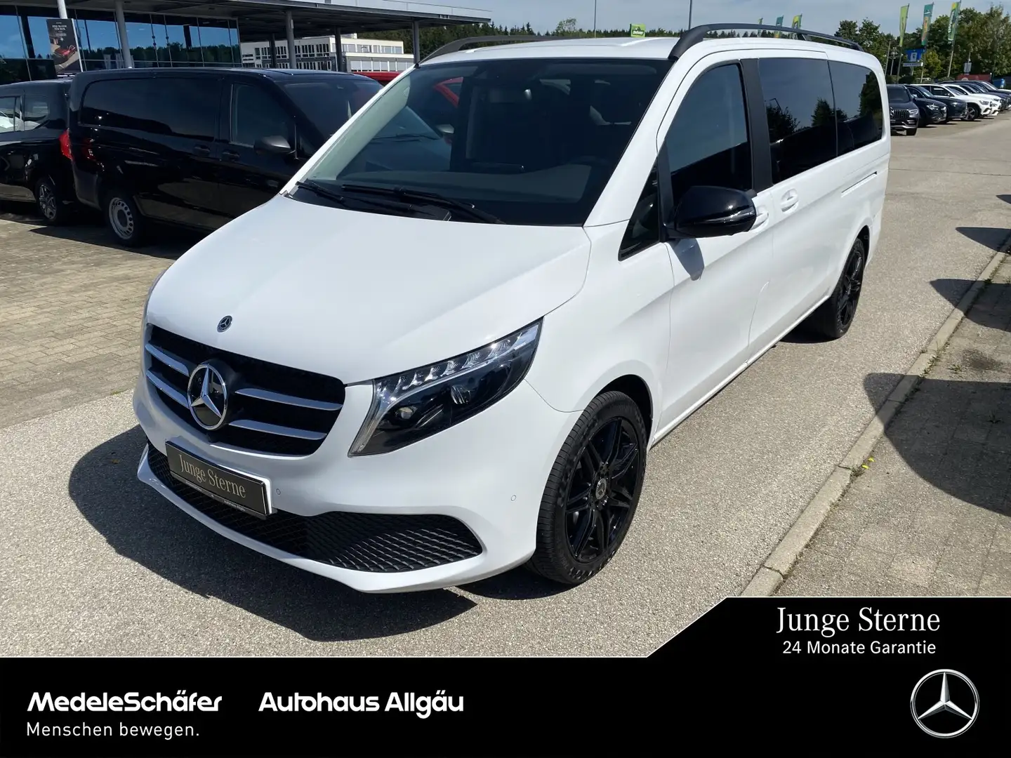 Mercedes-Benz V 300 V 300 d 4MATIC Extralang 7 SITZE LEDER EL TÜREN Weiß - 1
