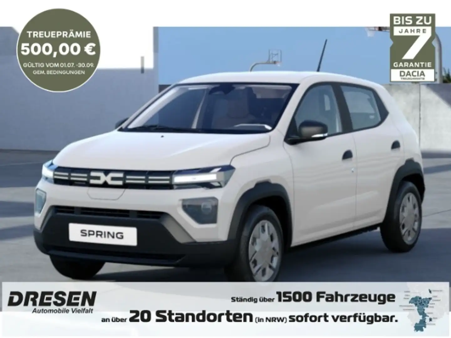 Dacia Spring NEUES MODELL BESTELLFAHRZEUG Essential 45 Carplay* Weiß - 1