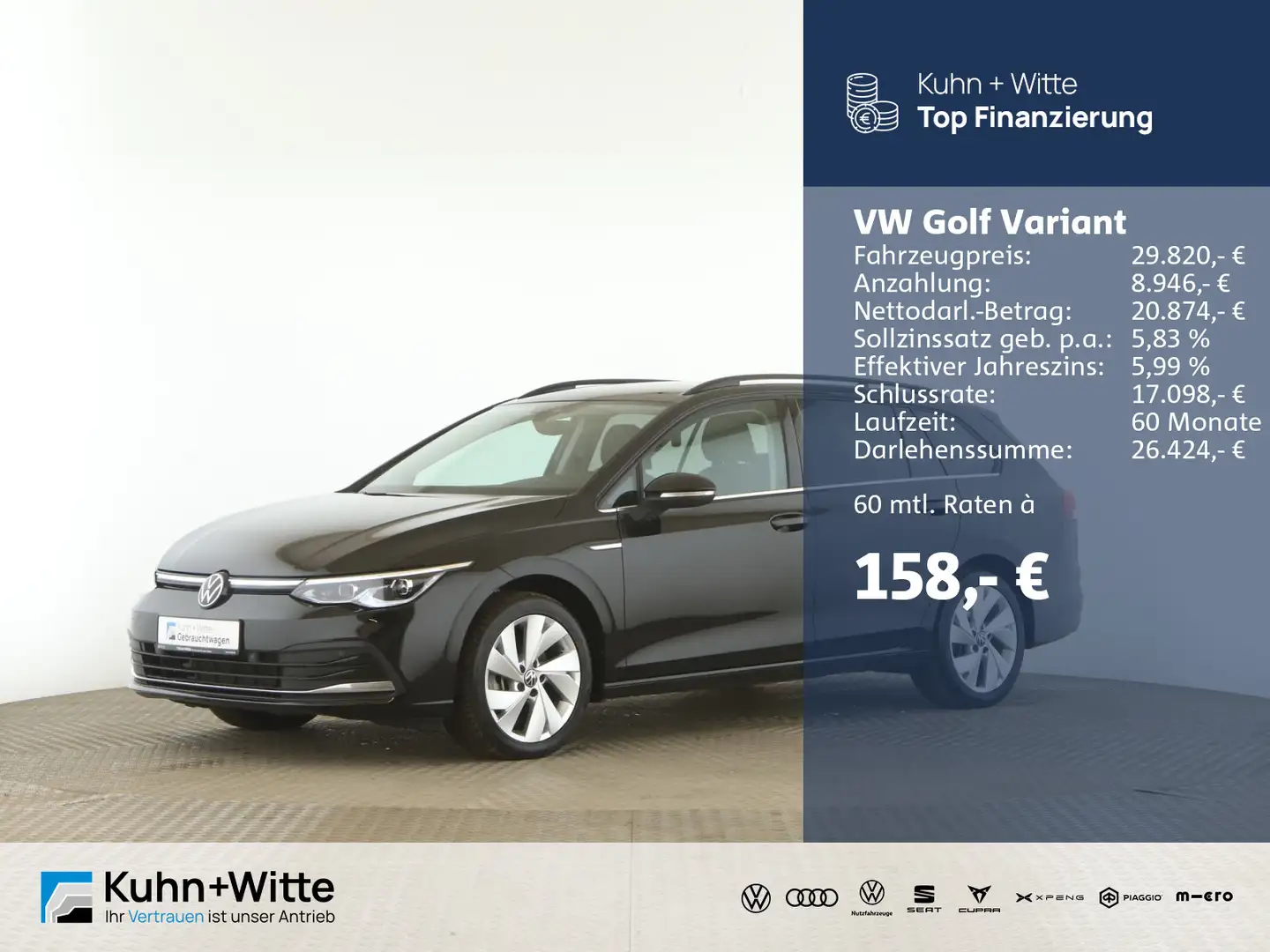 Volkswagen Golf Variant Golf VIII Variant 2.0 TDI Style *AHK*LED*PDC*Nav Noir - 1