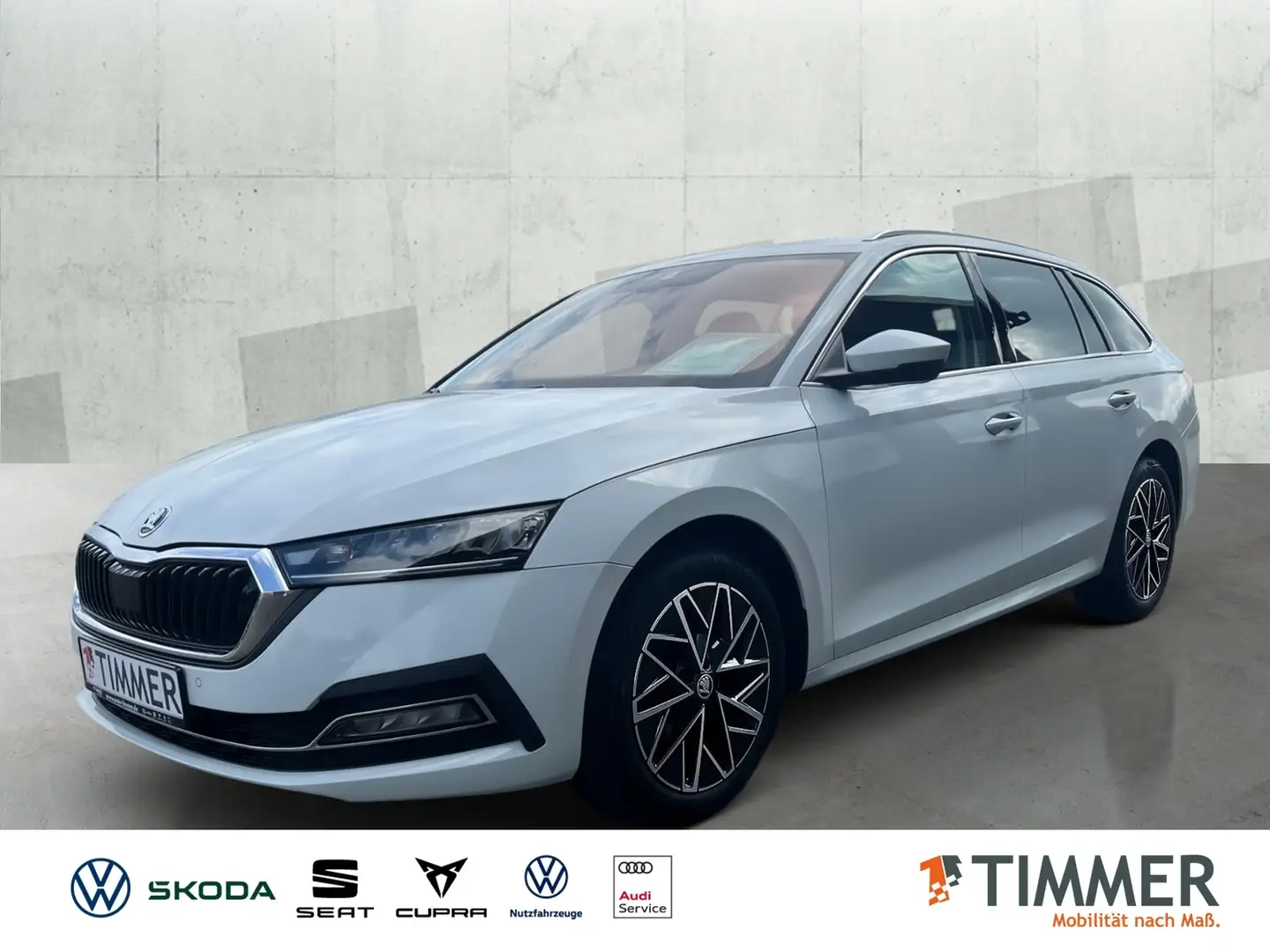 Skoda Octavia Combi 2.0 TDI DSG STYLE *LED *ACC *RKAM *NAVI *SH Weiß - 1