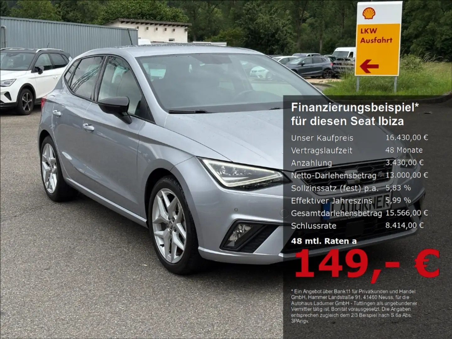 SEAT Ibiza FR 1,0 TSI DSG LED NAVI KAMERA Zilver - 1