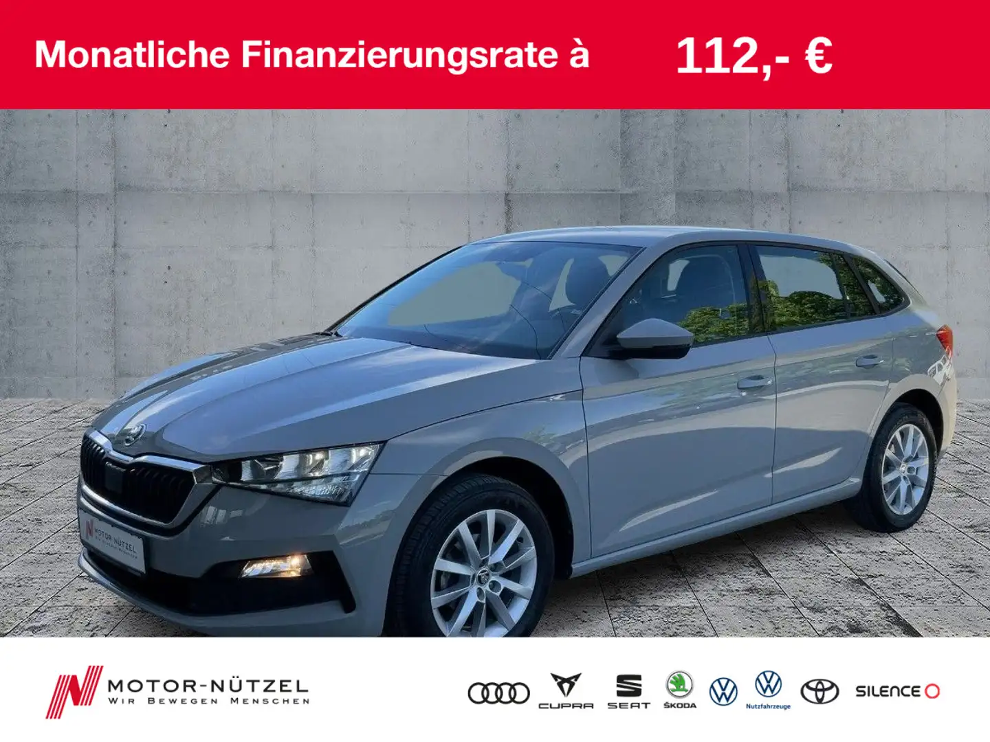 Skoda Scala 1.0 TGI DRIVE 125 LED+APP+PDC+GRA+DAB Gris - 1