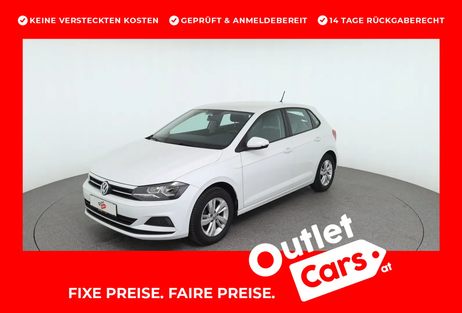 Volkswagen Polo Comfortline TSI OPF Weiß - 1