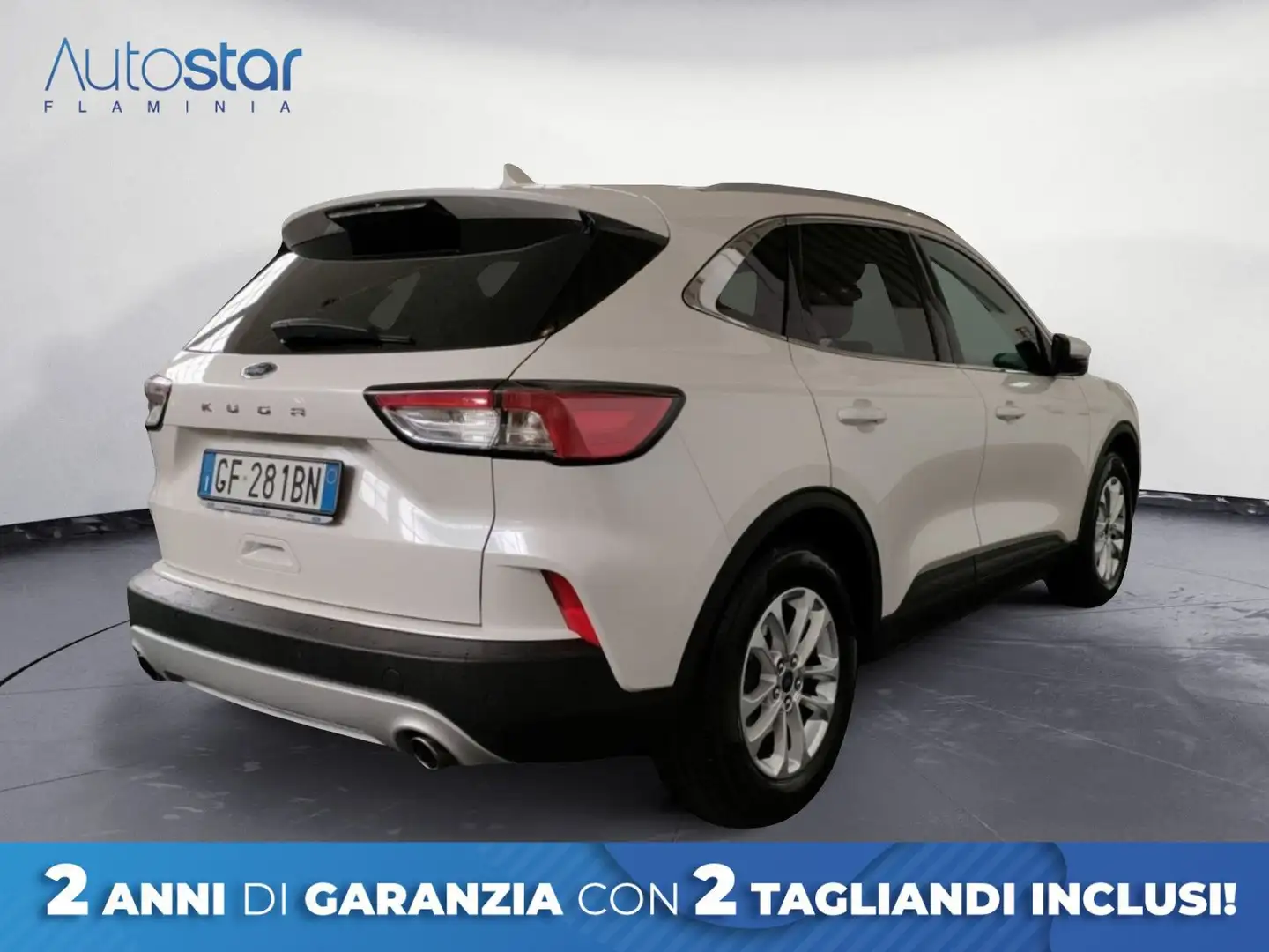 Ford Kuga 1.5 ecoblue Titanium 2wd 120cv Blanc - 2