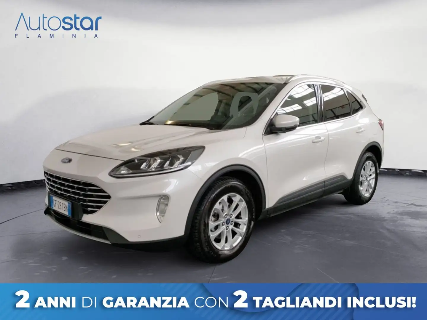 Ford Kuga 1.5 ecoblue Titanium 2wd 120cv Blanc - 1