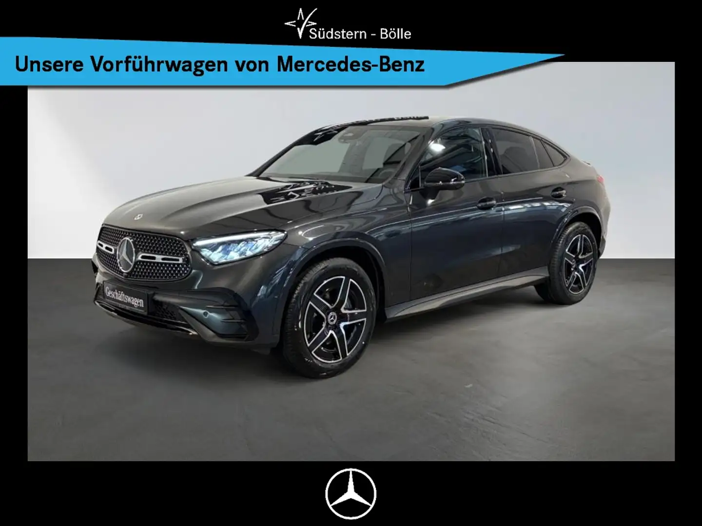 Mercedes-Benz GLC 220 d 4M Coupe +AMG+SHZ+MEMORY+NAVI+AMBIENTE Gris - 1