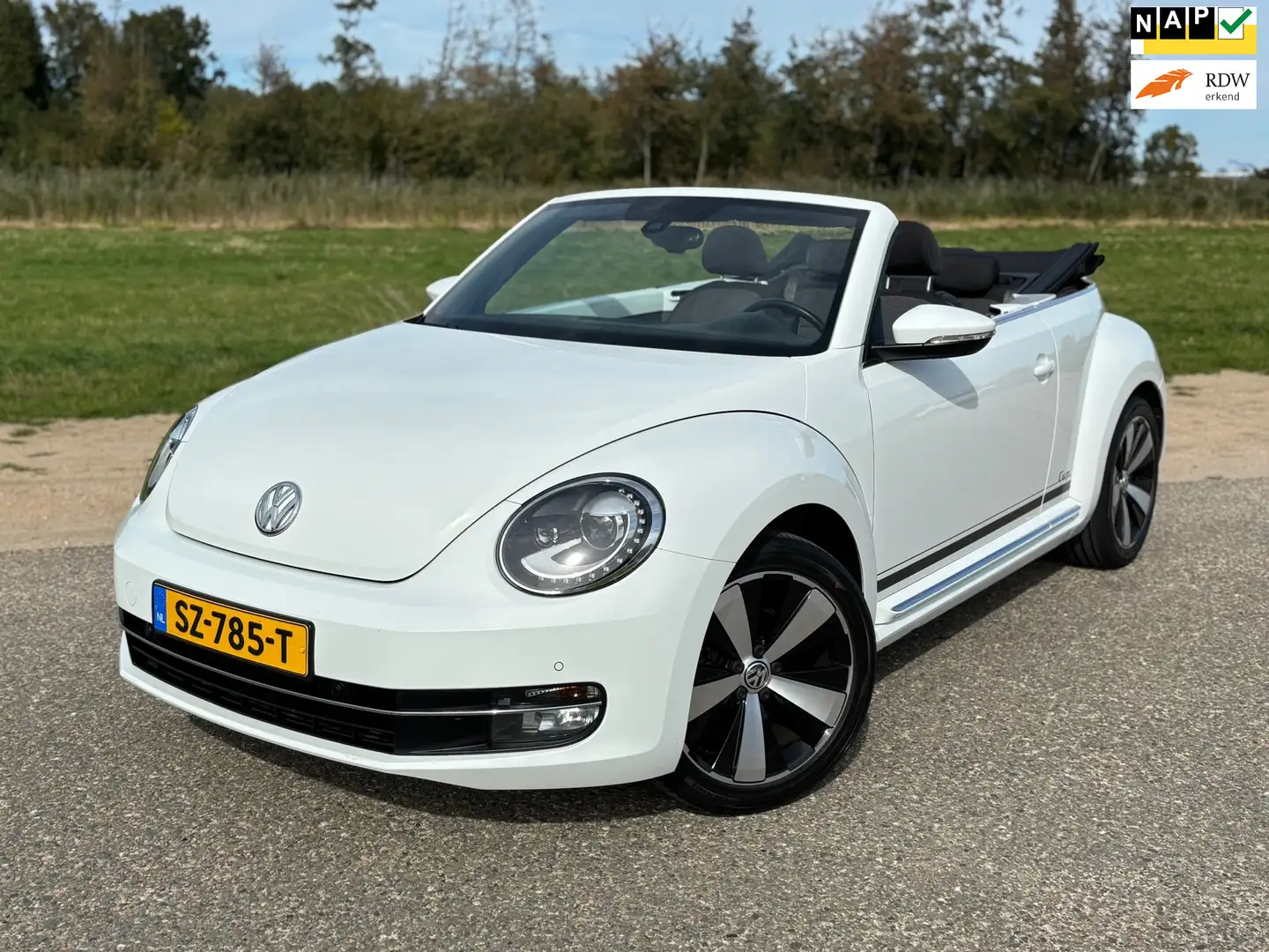 Volkswagen Beetle Cabriolet 1.2 TSI Design BlueMotion Cup NIEUWSTAAT Wit - 1