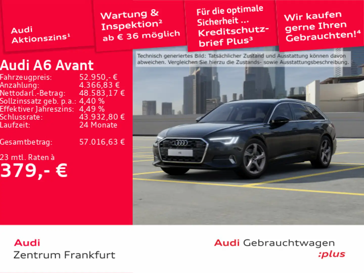 Audi A6 45 TFSI quattro advanced S tronic Matr Schwarz - 1