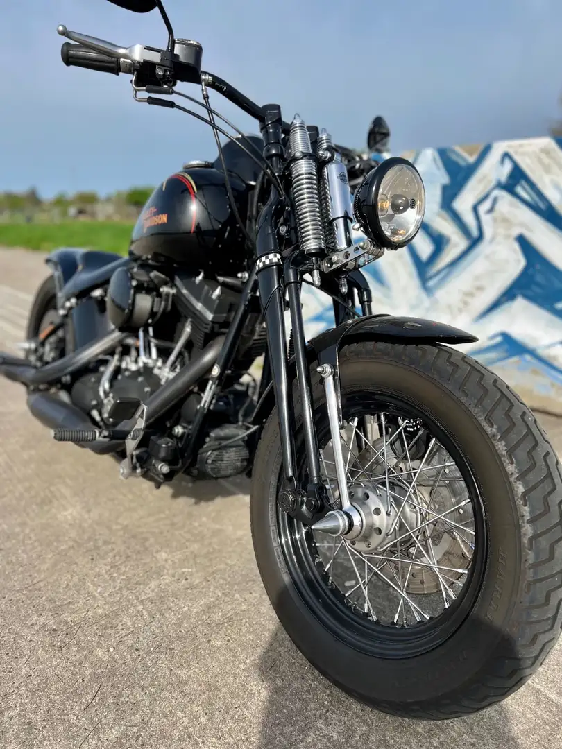 Harley-Davidson Custom Bike Cross Bones Springer custom Bobber (dt.  Modell) Black - 1
