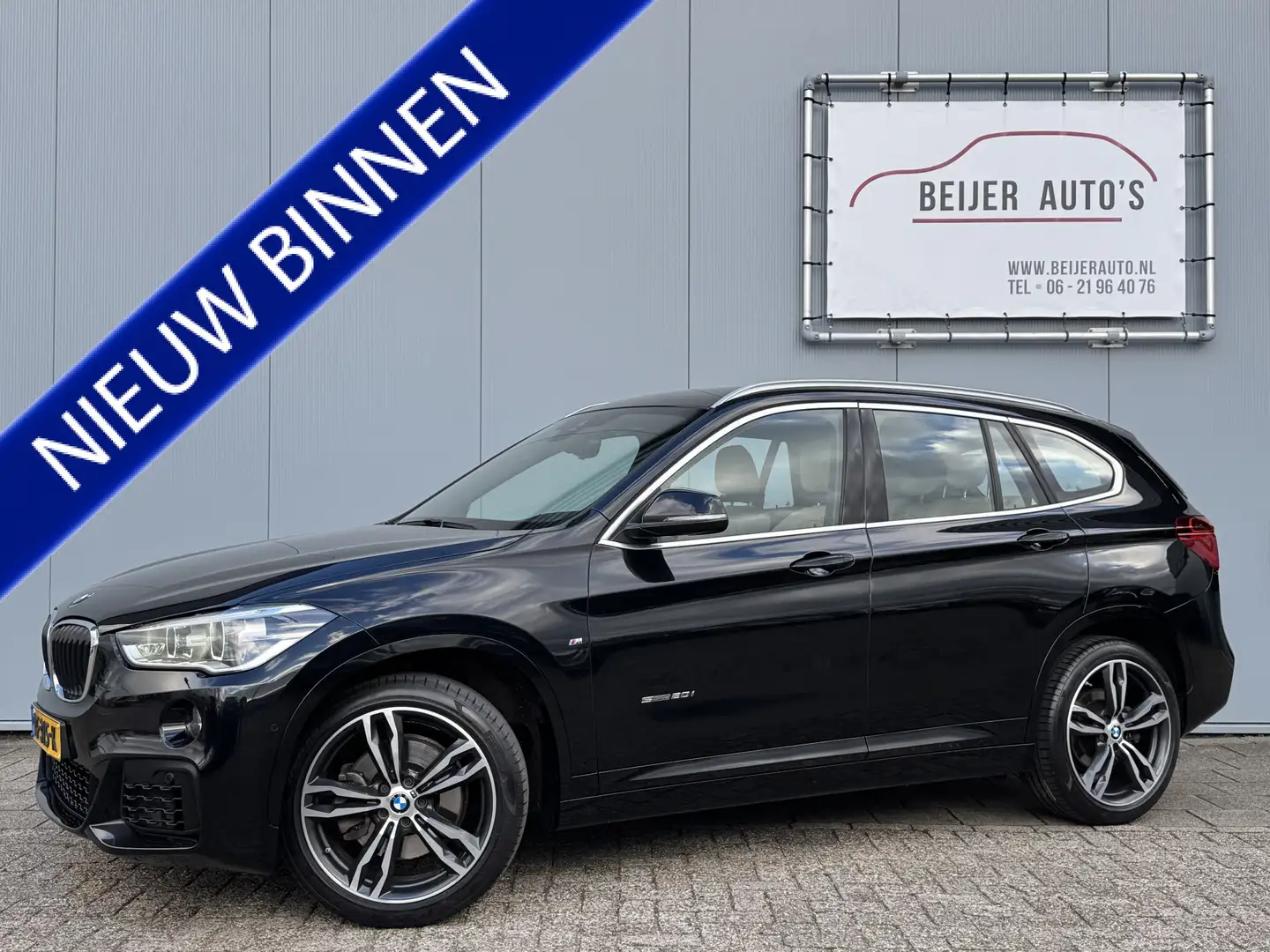 BMW X1 sDrive20i High Executive M-Pakket/Leer/HUD. Noir - 1