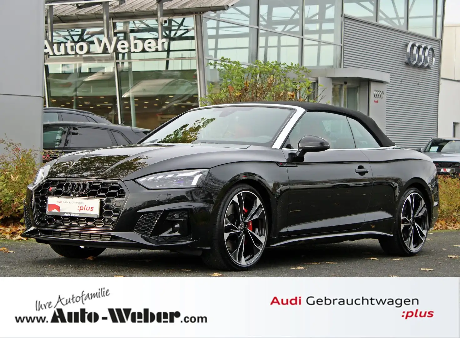 Audi S5 Cabriolet TFSI qu compet+ BLACK LASER MASSAGE Noir - 1