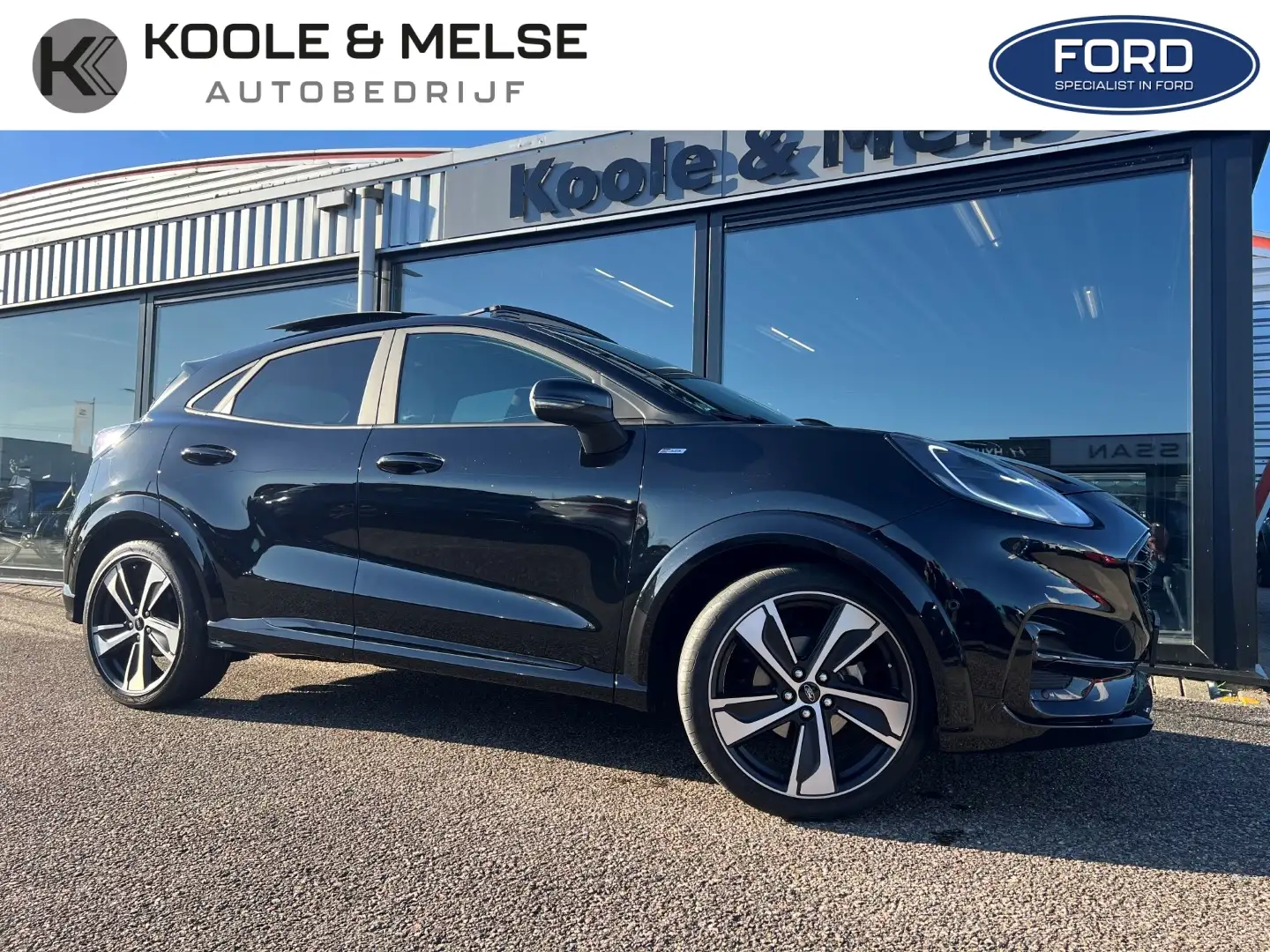 Ford Puma 1.0i Ecoboost Hybrid 125pk ST-Line X ,panodak , 19 Noir - 1