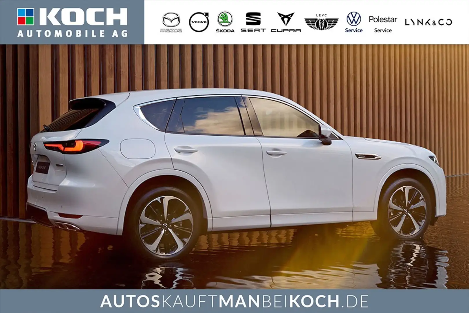 Mazda CX-60 ++AKTION PRIVAT PHEV Exclusive-Line Inkl. 2 Aussta Weiß - 2