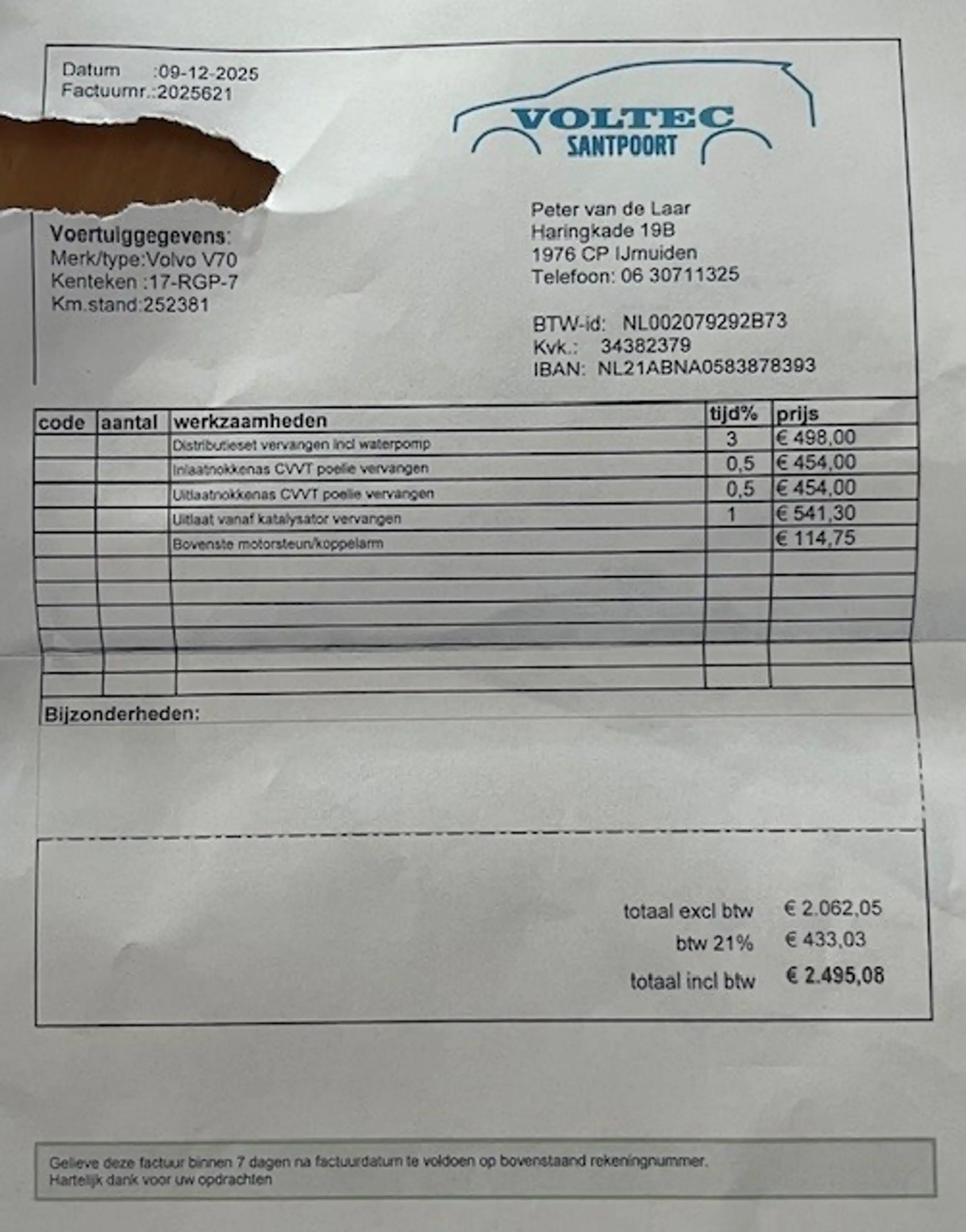 Volvo XC70 2.5 T Kinetic/Automaat/Trekhaak/Leder/Youngtimer/C — photo 17