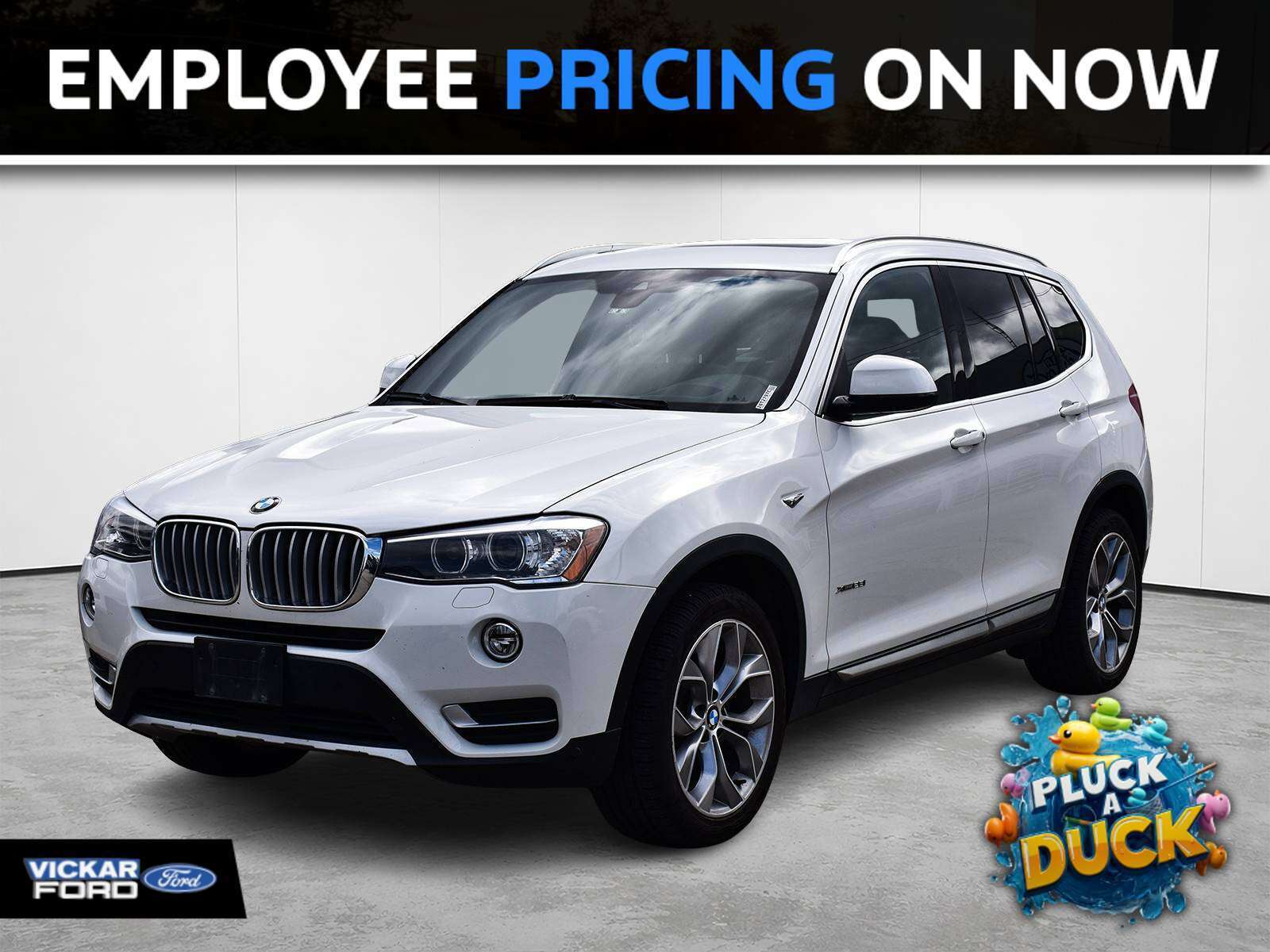 White 2017 BMW X3 SUV / Crossover All-Wheel Drive Automatic