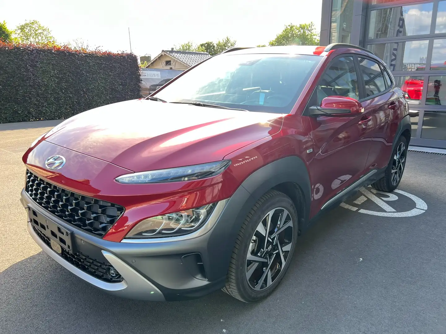 Hyundai KONA 1.0 T-GDi Sky Full option! Wagen in nieuwstaat! Rouge - 1