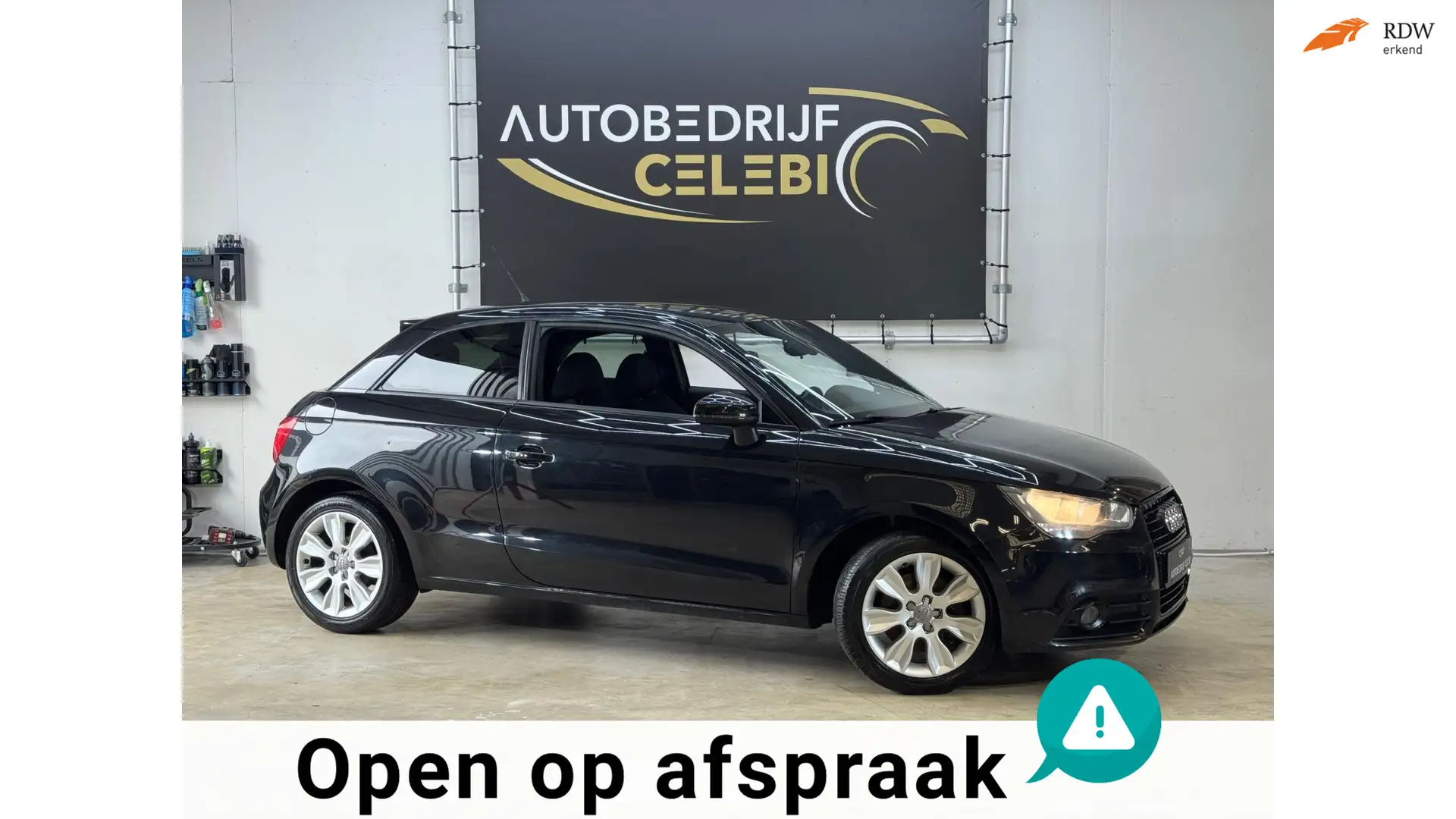 Audi A1 1.4 TFSIAmbition Pro Line Business 2010 ZWART SCHA Zwart - 1