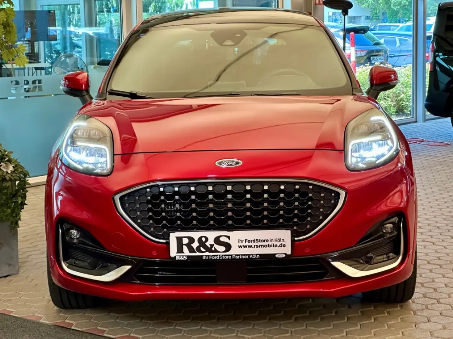 Ford Puma ST-Line Vignale+Automatik+Pano+AHK+Navi Rood - 2