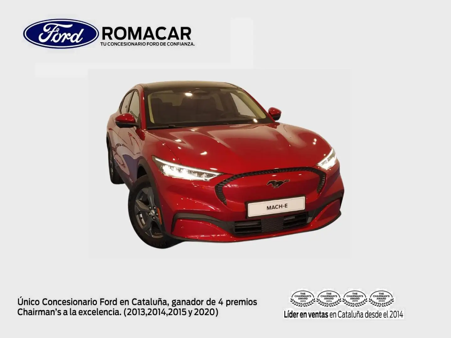 Ford Mustang Mach-E 216kW Batería 98.8Kwh 294cv Rojo - 1
