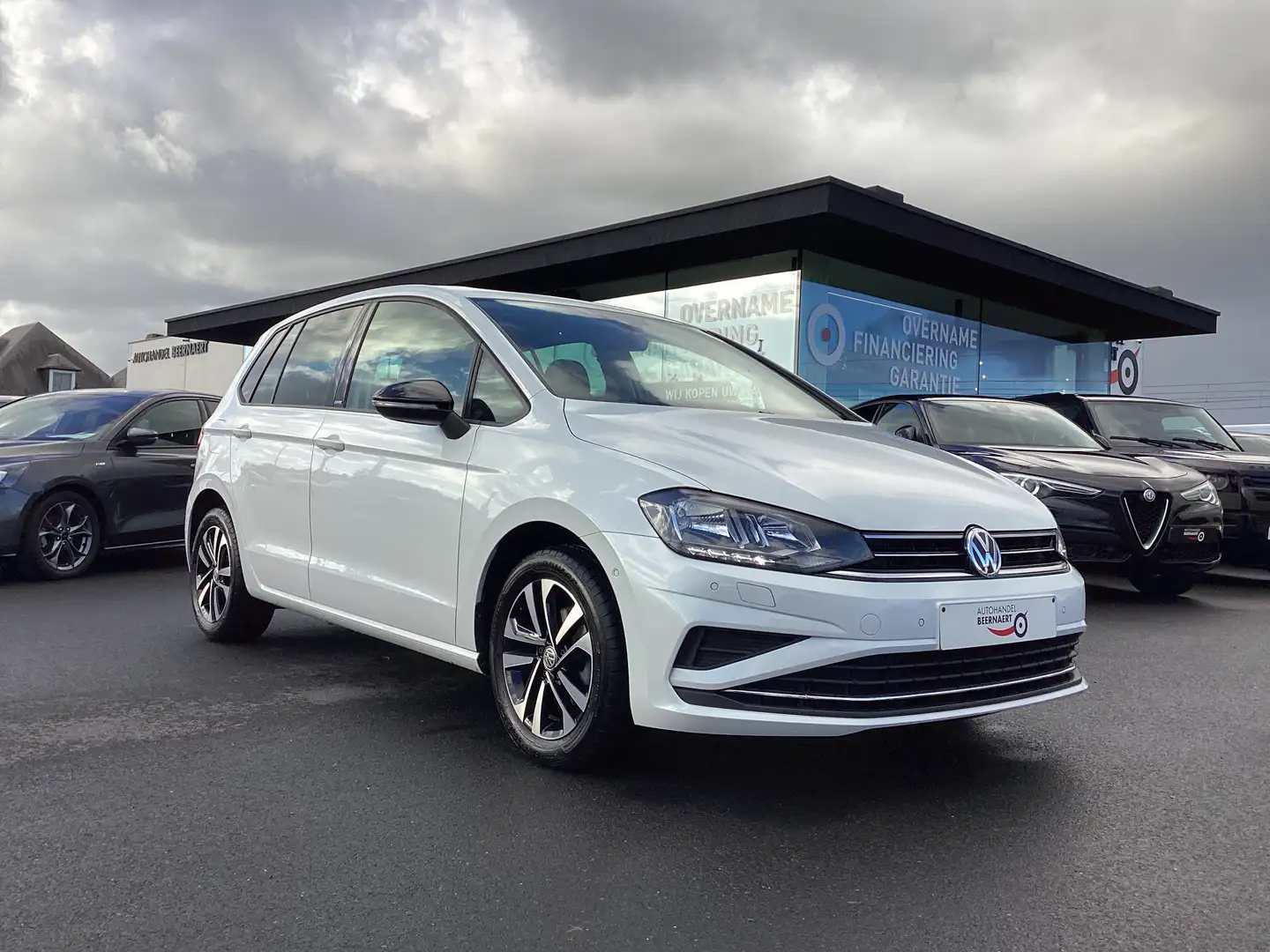 Volkswagen Golf Sportsvan 1.0TSI/83000km/Carplay/Panodak/LED/pdcV&A/Alu Blanc - 1