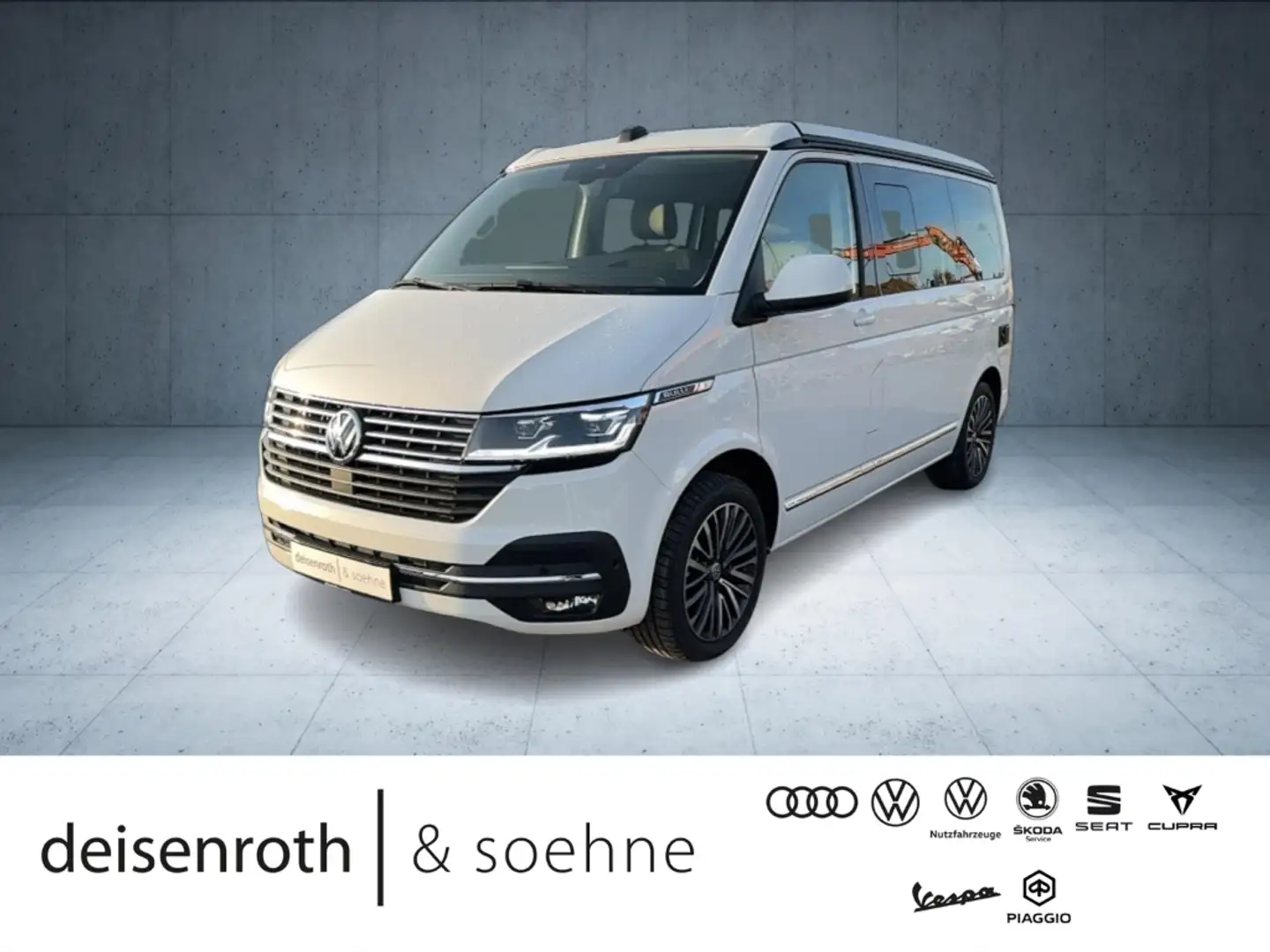 Volkswagen T6.1 California Ocean Edition 2.0 TDI DSG AHK/DCC/18''/Assist Weiß - 1