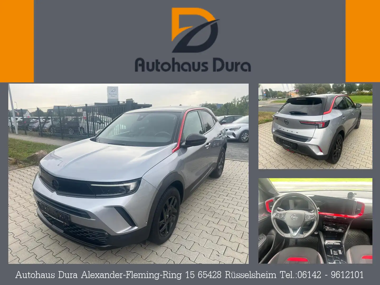 Opel Mokka 1.2 Turbo GS Line Aut. Navi+Led+Kamera+Shz Gris - 1