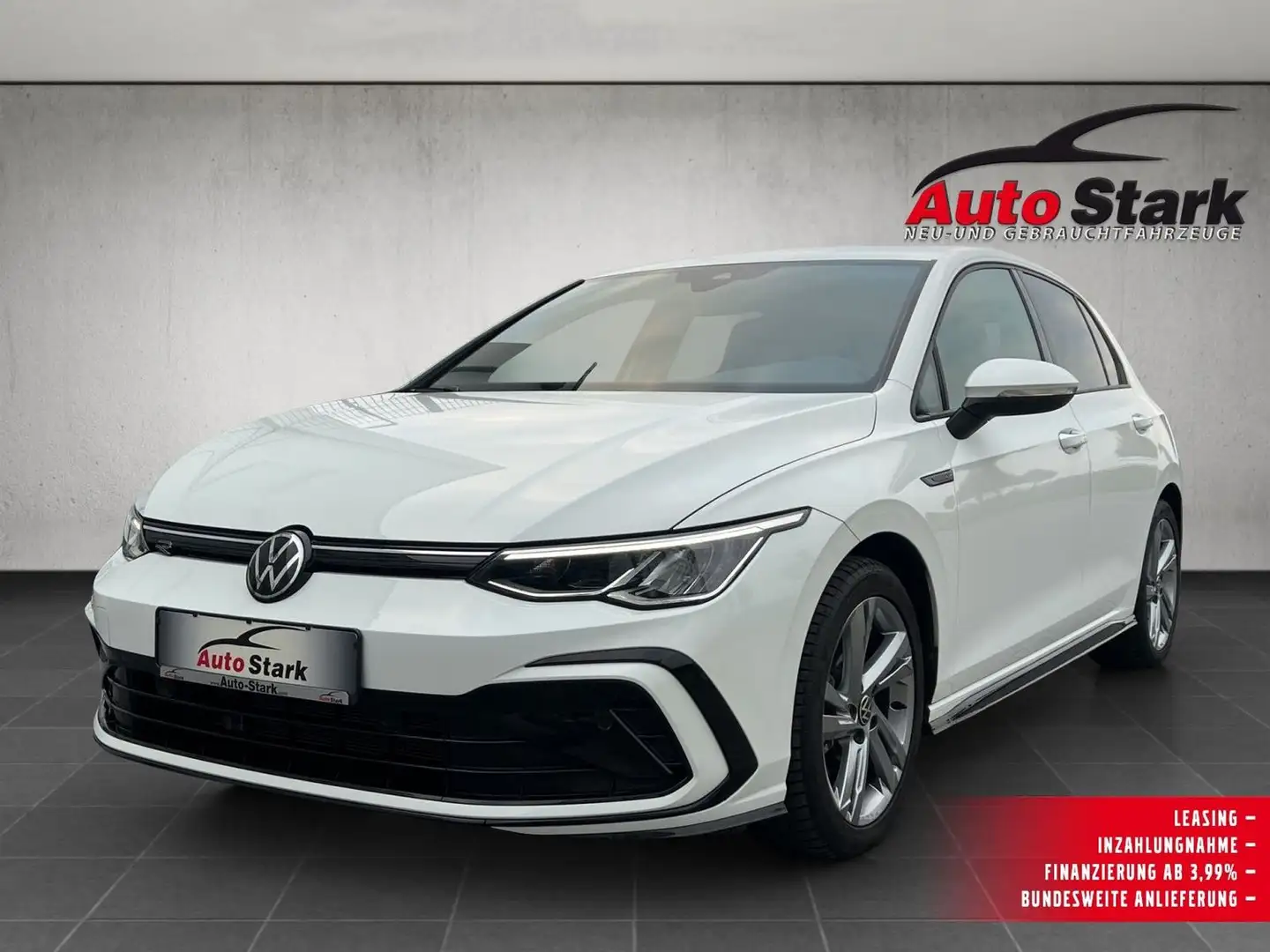 Volkswagen Golf VIII 1,5 eTSI ACT R-Line°LED°Kamera°ACC°Apple Weiß - 1
