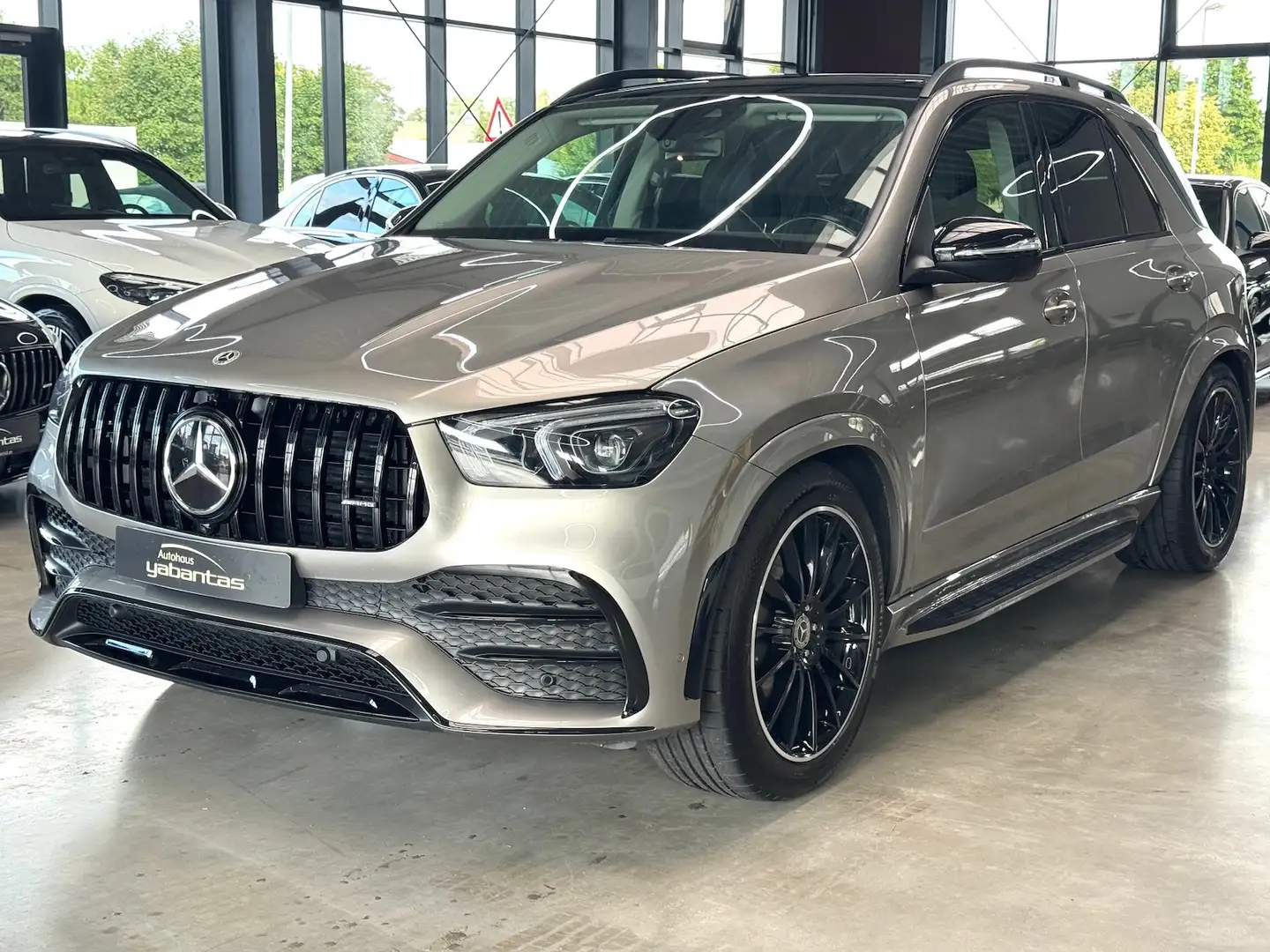 Mercedes-Benz GLE 400 d 4M AMG Night DISTRONIC+ Pano 360° AHK EASY-PACK Silber - 1
