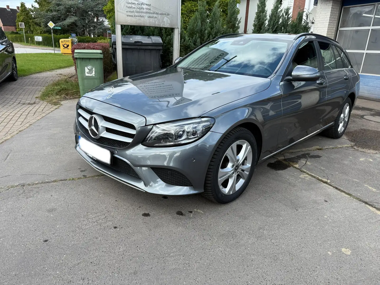 Mercedes-Benz C 200 T-Modell 200d T Autom.-LED-Navi-Rcam-PDC-GRA-MF... Gris - 2