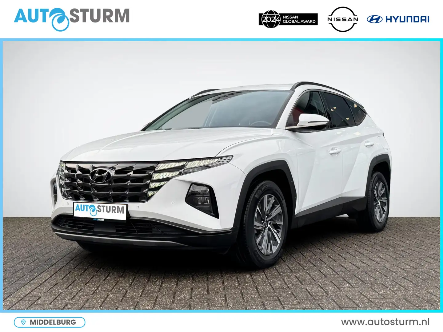 Hyundai TUCSON 1.6 T-GDI MHEV Comfort Smart | Navigatie | Camera Wit - 1