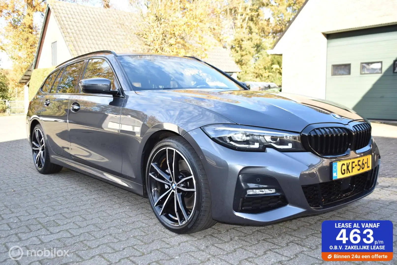 BMW 320 3-serie Touring 320e High Exe M Sport Aut Gris - 1