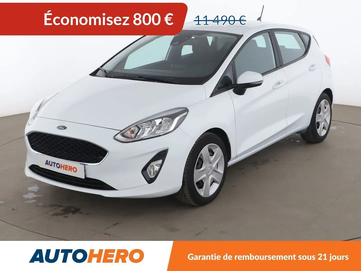 Ford Fiesta 1.0 EcoBoost Cool & Connect Blanc - 1