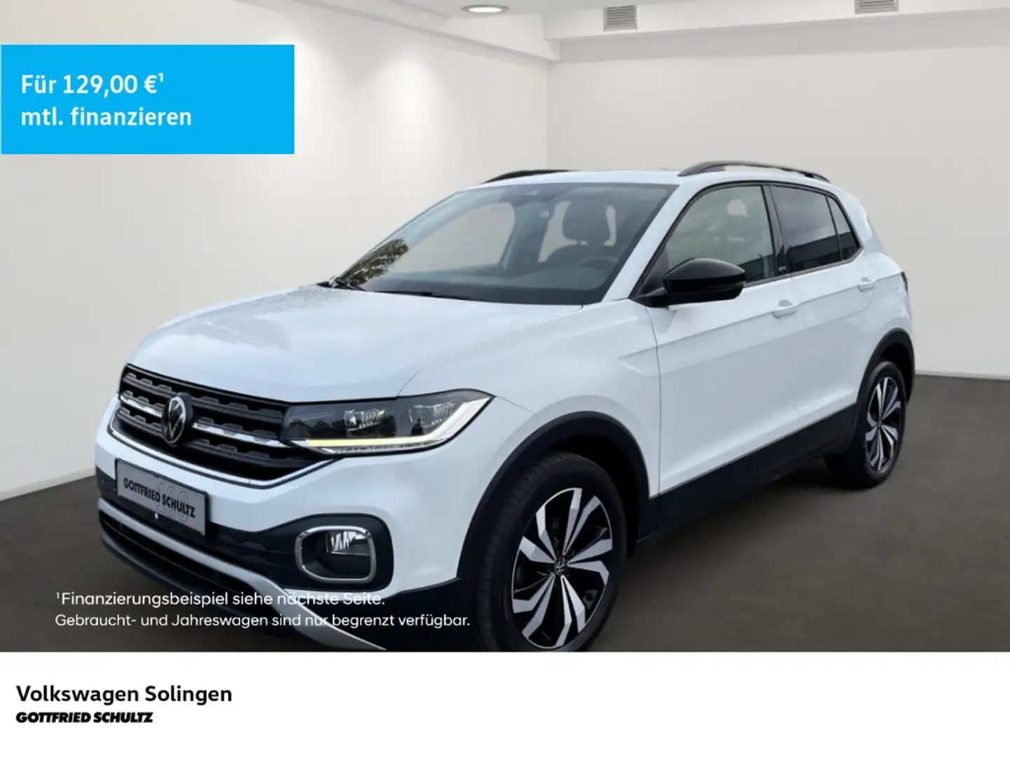 Volkswagen T-Cross 1.0 TSI Life AHK Navi SHZ ACC PDC Weiß - 1